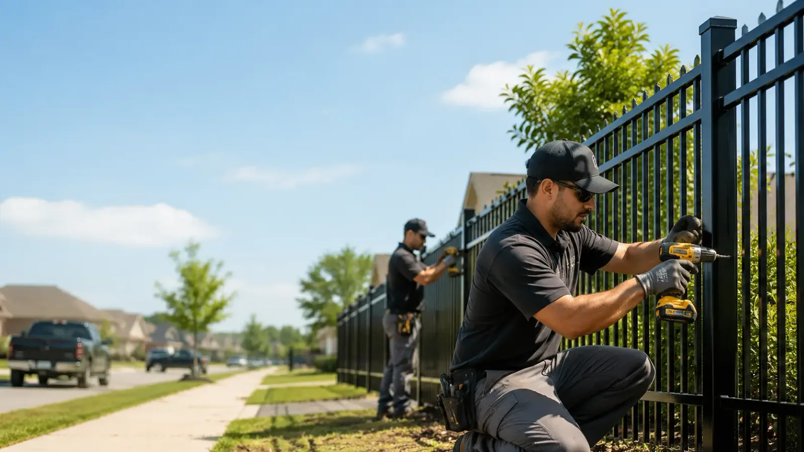 Metal Fence Installation in Centerville, LA